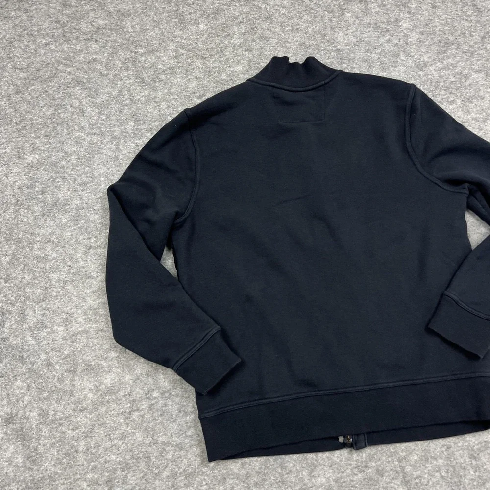 Banana Republic Sweatshirt Mens XL Black Button Cardigan Fleece Casual Preppy